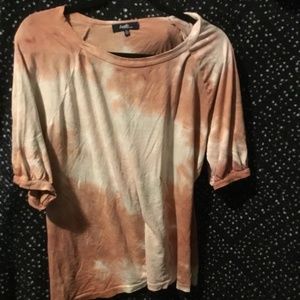 Angels forever young basically new soft pink tye dye top